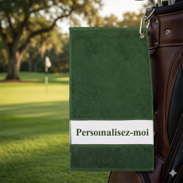Serviette de golf personnalisée