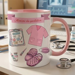 Mug infirmière cadeau de remerciement personnalisé