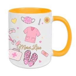 Mug Aide soignante cadeau de félicitations personnalisé