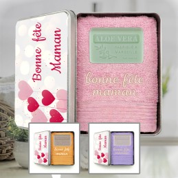 Coffret cadeau fête des mères personnalisé