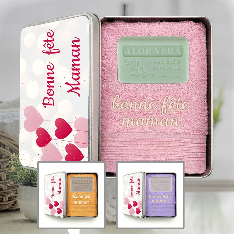 Coffret cadeau fête des mères personnalisé