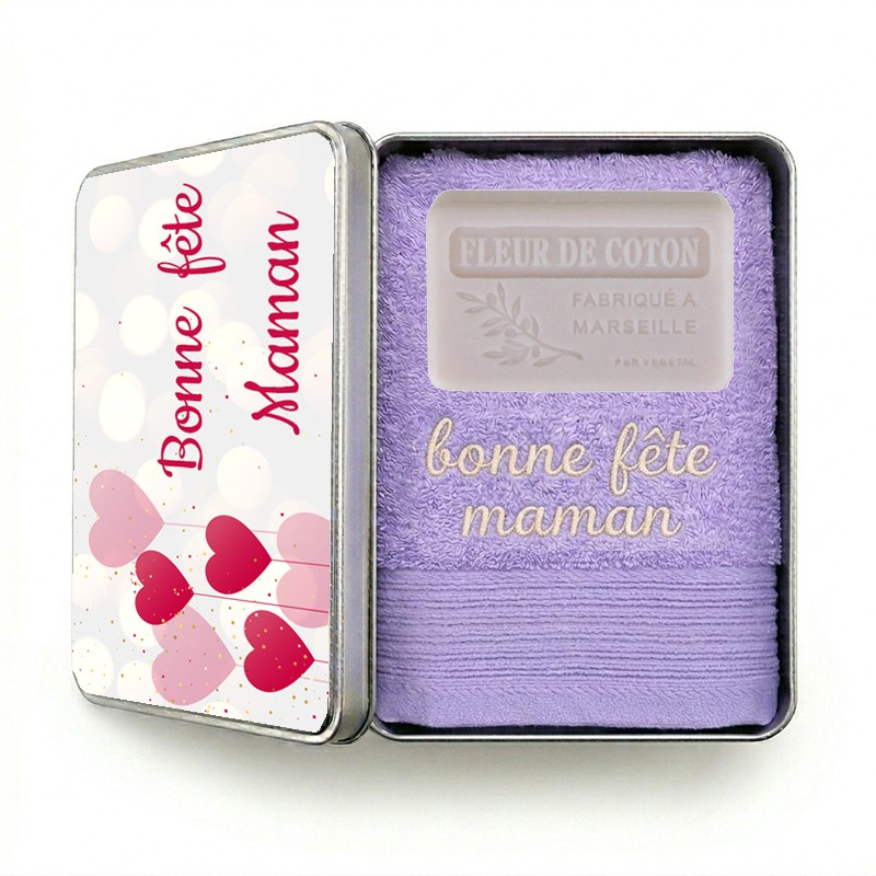Coffret cadeau fête des mères personnalisé