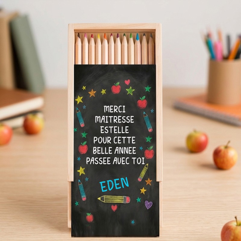Boîte à Crayons Maîtresse