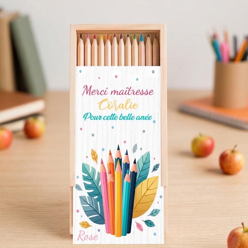 Boîte à Crayons Maîtresse