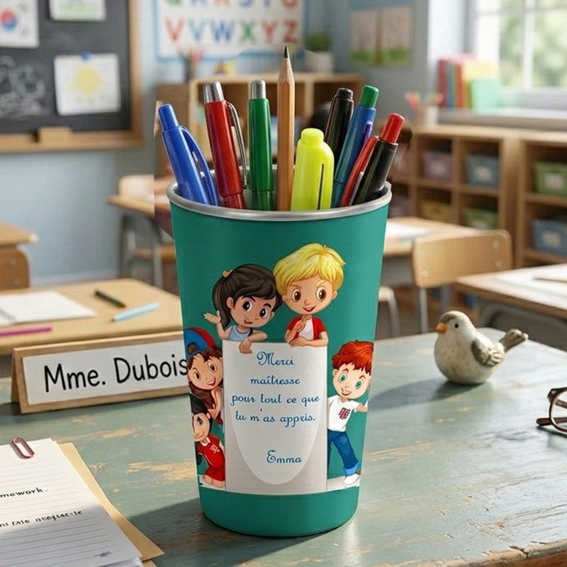 pot à stylos personnalisé
