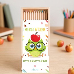 Boite à crayons personnalisé - Cadeau Atsem