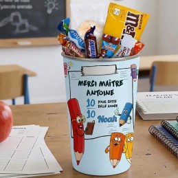 Pot à stylos merci maître
