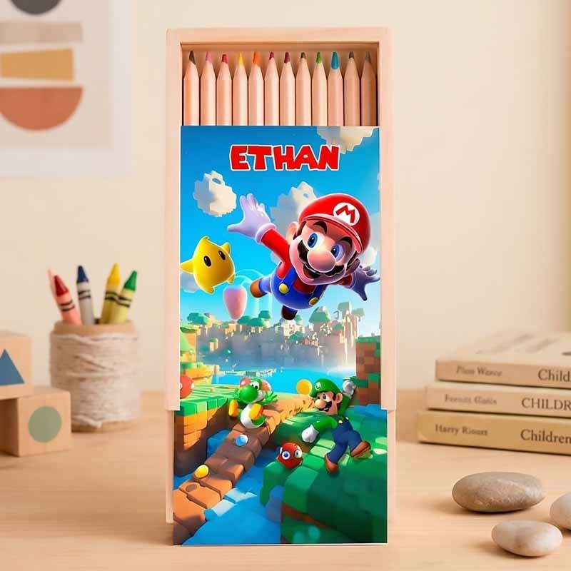 Boîte à Crayons Mario Bros