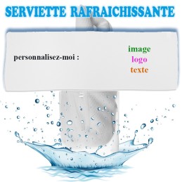 Serviette rafraîchissante personnalisable