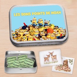 Boite à bon points personnalisée - Boite à images prénom