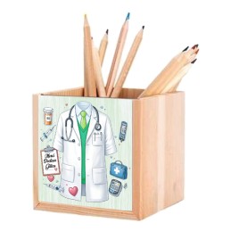 Pot à crayons personnalisé Docteur