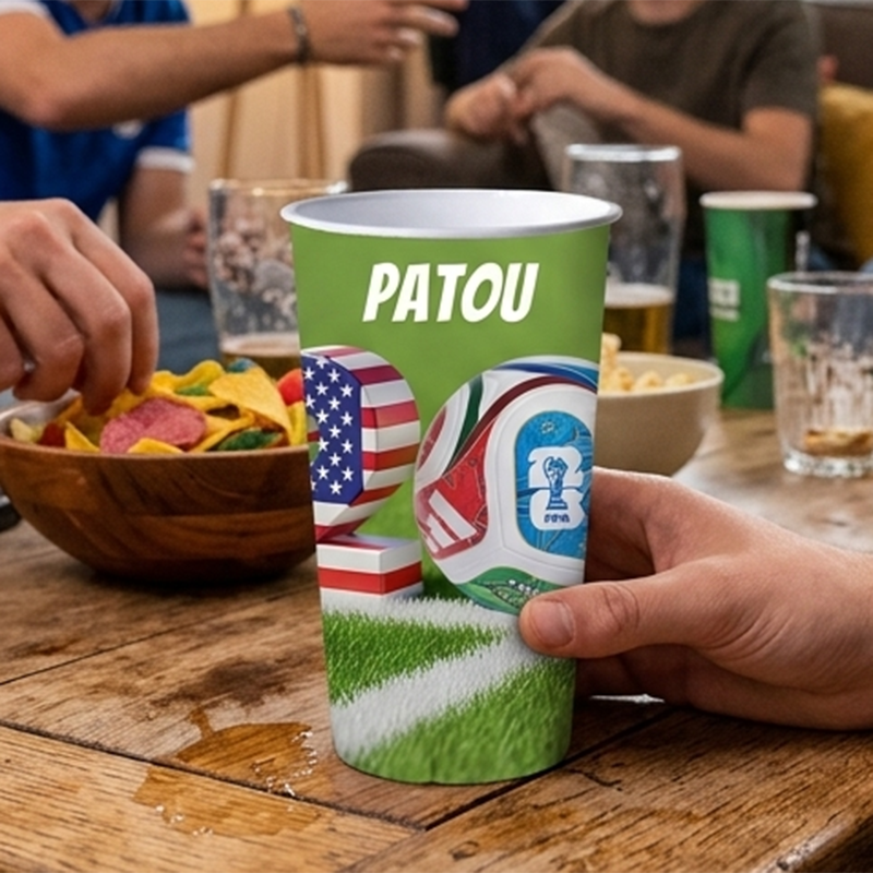 Gobelet Mondial foot 2026 personnalisé
