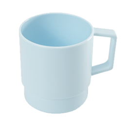 Tasse en plastique empilable personnalisable