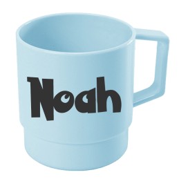 Mug de camping en plastique empilable personnalisé