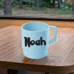 Mug en plastique empilable pour camping car