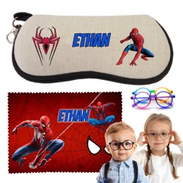 Étui lunette enfant personnalisé Spiderman