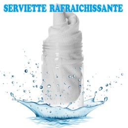 Serviette rafraîchissante