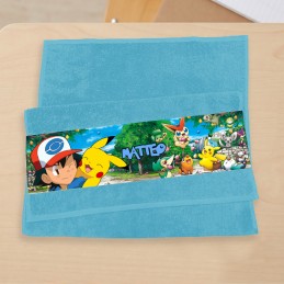 Serviette visage Pokémon