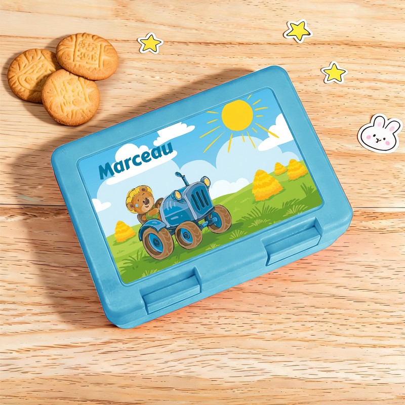 Boite à gouter personnalisée prénom