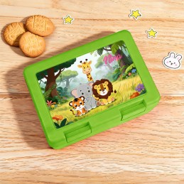 Boîte à goûter personnalisée savane