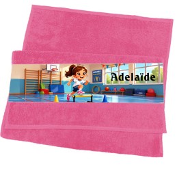 Serviette sport scolaire personnalisée