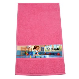 Serviette 30x50cm sport scolaire