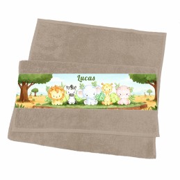 Serviette sport scolaire personnalisée