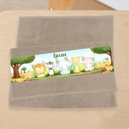 Serviette visage enfant personnalisée