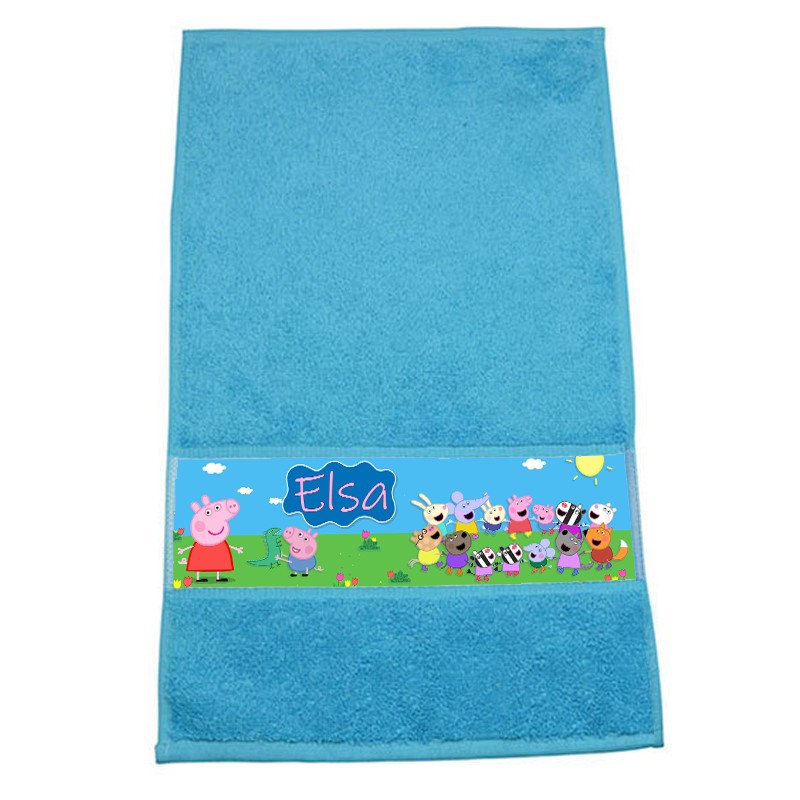 Serviette visage enfant Peppa Pig
