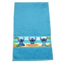 Serviette visage enfant Stitch