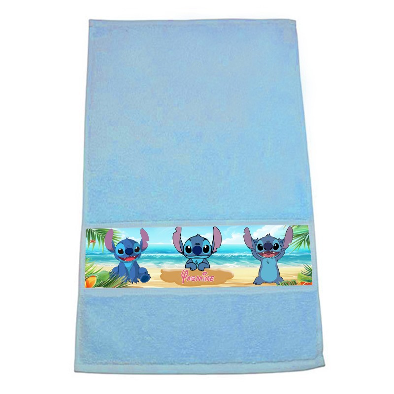 Serviette visage enfant Stitch