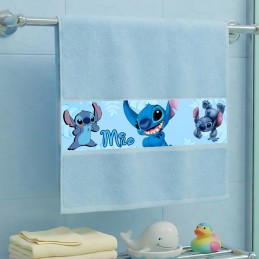 Serviette visage enfant Stitch