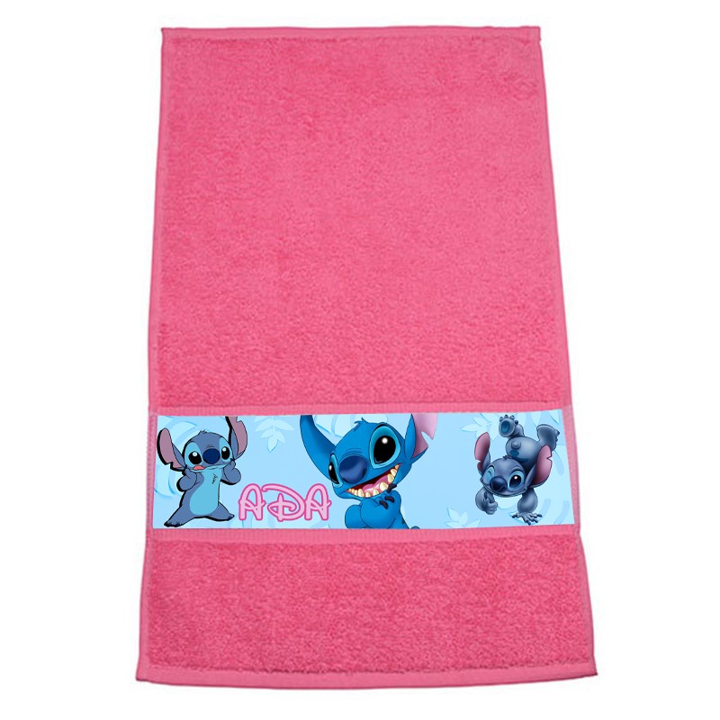 Serviette visage enfant Stitch