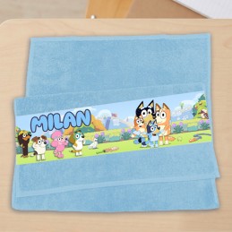 Serviette visage Bluey