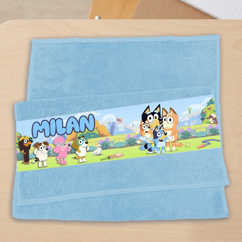 Serviette visage Bluey