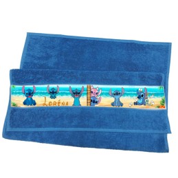 Serviette de toilette Stitch personnalisée