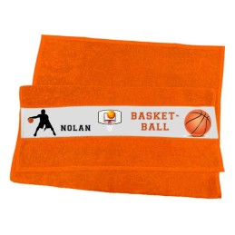Serviette de douche basket-ball homme