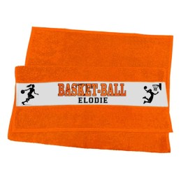Serviette de douche basket-ball femme