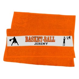 Serviette de douche basket-ball homme