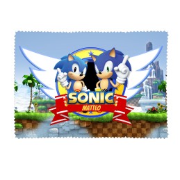 Essuie lunettes Sonic personnalisé
