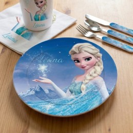 Set repas Elsa reine des neiges personnalisé