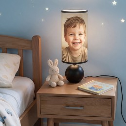 Lampe de chevet personnalisée avec photo