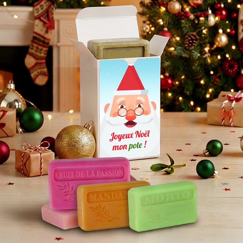 Savon Artisanal Naturel - Coffret Cadeau Secret Santa