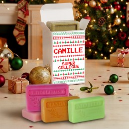 Savon Artisanal Naturel - Coffret Cadeau Secret Santa pull moche