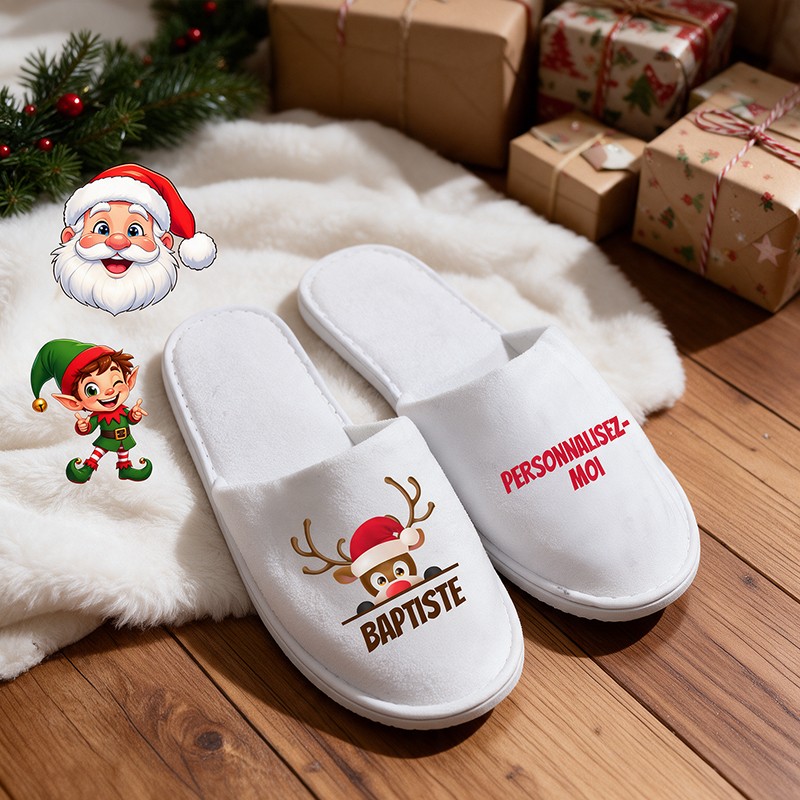Chaussons de Noël Personnalisés