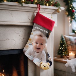Chaussette de Noël Personnalisée : La magie des fêtes au prénom de toute la famille
