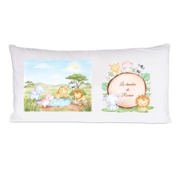 Coussin Chambre Bébé Personnalisable Thème Jungle