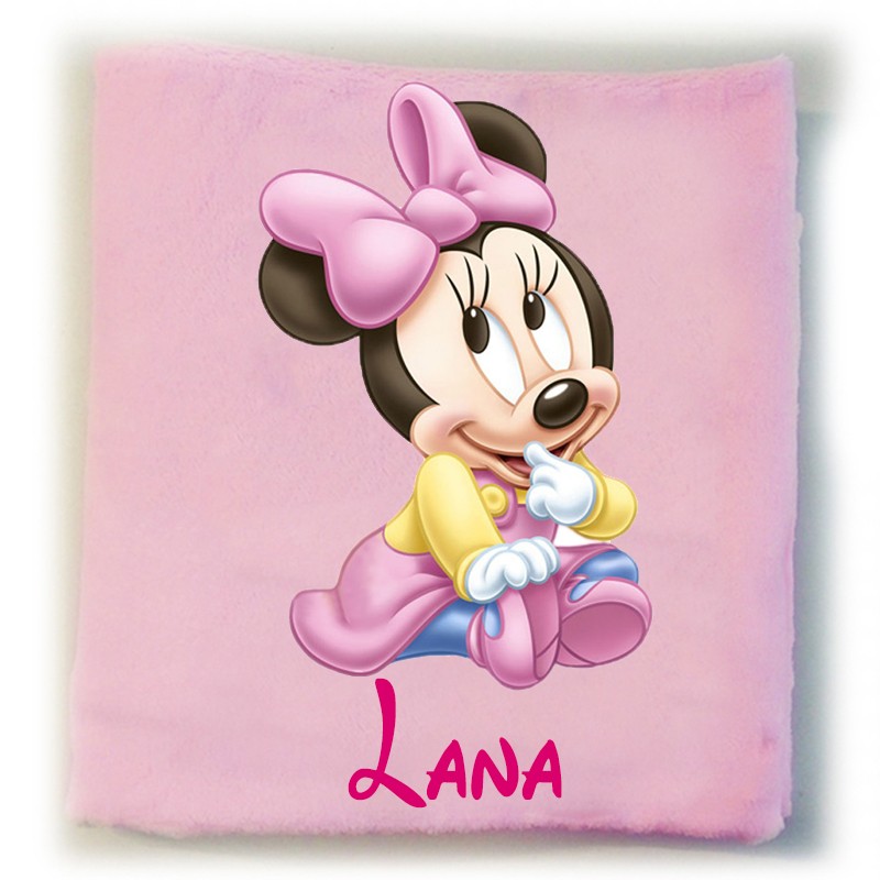 Plaid Couverture Polaire en Flanelle - Disney Mickey et Minnie