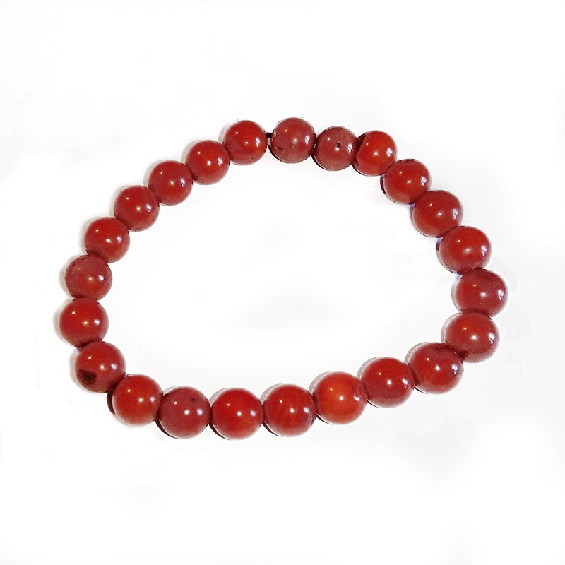 bracelet perles de corail