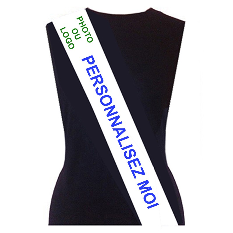 Echarpe Miss Personnalisee - Banderole Miss Personnalisée